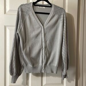 Grace Karin gray cardigan size M